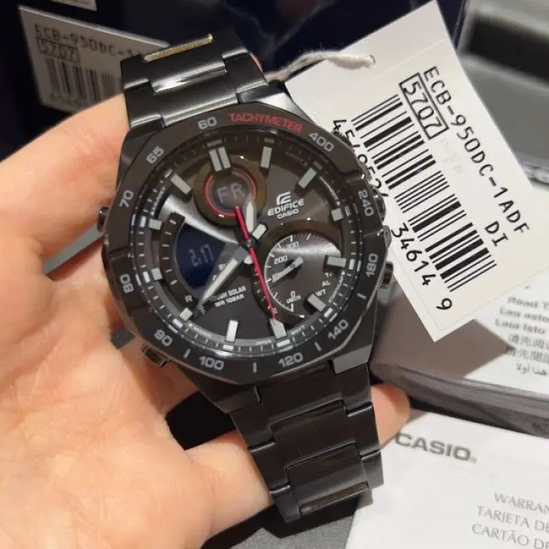 Casio Edifice Men’s Tough Solar Bluetooth- ECB-950DC-1A